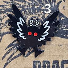 Load image into Gallery viewer, Mothman Pin - 4 styles