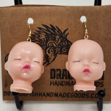 Load image into Gallery viewer, Doll Head earrings