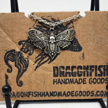 Load image into Gallery viewer, Halloween Death Head Moth Necklace