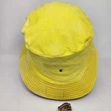 Load image into Gallery viewer, Hand-Dyed Muslin Drape + Mysterious Creatures Fabric Upcycled Reversible Bucket Hat - Medium