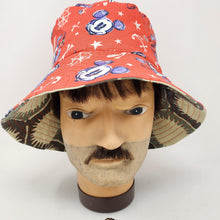 Load image into Gallery viewer, Upholstery Swatch + Sailor Mouse Fabric Upcycled Reversible Bucket Hat - Xtra Small