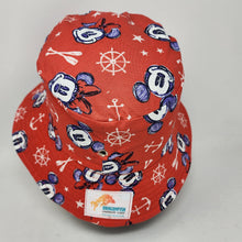 Load image into Gallery viewer, Upholstery Swatch + Sailor Mouse Fabric Upcycled Reversible Bucket Hat - Xtra Small