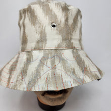 Load image into Gallery viewer, Upholstery Swatch + Arch Enemy Fabric Upcycled Reversible Bucket Hat - Xtra Small