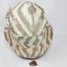 Load image into Gallery viewer, Upholstery Swatch + Arch Enemy Fabric Upcycled Reversible Bucket Hat - Xtra Small