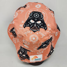 Load image into Gallery viewer, Upholstery Swatch + Arch Enemy Fabric Upcycled Reversible Bucket Hat - Xtra Small