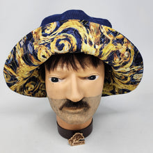 Load image into Gallery viewer, Ikea Drape + DW Exploding Police Box Upcycled Reversible Bucket Hat - Medium