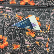 Load image into Gallery viewer, Freehand Machine Embroidered Vintage Men's Suit + Venus Fly Trap Upcycled Messenger Bag