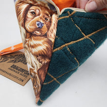 Load image into Gallery viewer, Freehand Machine Embroidered Felted Sweater + Happy Dogs 8x6.5 Notions Clutch - hand-dyed