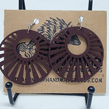 Load image into Gallery viewer, Big Wooden Hoops Earrings