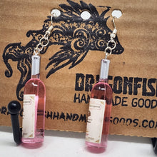 Load image into Gallery viewer, Wine bottle earrings