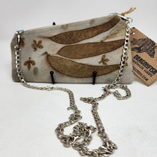 Load image into Gallery viewer, Plant-Dyed Wool Sweater Sleeve Crossbody 9x5 Upcycled Phone Bag