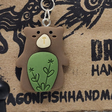 Load image into Gallery viewer, Woodland Bear Earrings