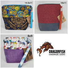 Load image into Gallery viewer, Custom Upcycled Project Bag - choice of 3 sizes