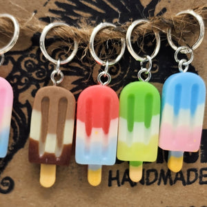 Multi-Colored Popsicle Stitch Markers - set of 5