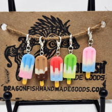 Load image into Gallery viewer, Multi-Colored Popsicle Stitch Markers - set of 5
