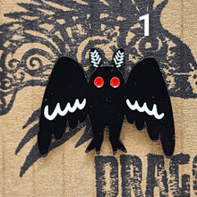 Load image into Gallery viewer, Mothman Pin - 4 styles
