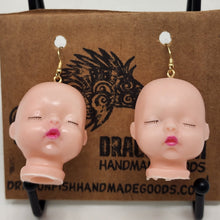 Load image into Gallery viewer, Doll Head earrings
