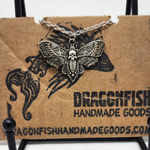 Load image into Gallery viewer, Halloween Death Head Moth Necklace
