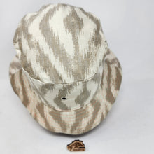 Load image into Gallery viewer, Upholstery Swatch + Arch Enemy Fabric Upcycled Reversible Bucket Hat - Xtra Small
