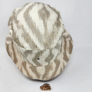 Upholstery Swatch + Arch Enemy Fabric Upcycled Reversible Bucket Hat - Xtra Small
