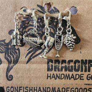 ALL the Liquor Stitch Markers - set of 5