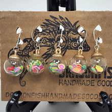 Load image into Gallery viewer, Fruit Slices in Globes Stitch Markers - set of 5
