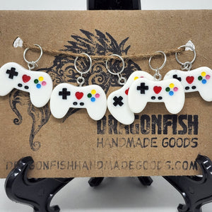 Video Game Controller Stitch Markers - set of 5
