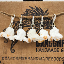 Load image into Gallery viewer, Fancy Popcorn Stitch Markers - set of 5
