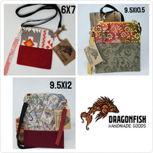 Load image into Gallery viewer, Custom Upcycled Crossbody Bag - choice of 3 sizes

